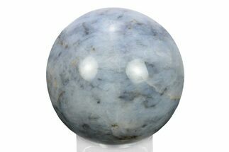 Polished Blue Quartz Sphere - Madagascar #245458