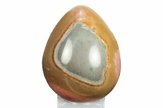 Polished Polychrome Jasper Egg - Madagascar #245700