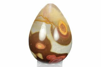Polished Polychrome Jasper Egg - Madagascar #245709