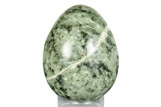 Polished Green Quartz Egg - Madagascar #246008