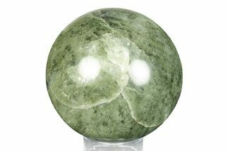 Polished Green Quartz Sphere - Madagascar #246013