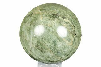 Polished Green Quartz Sphere - Madagascar #246016