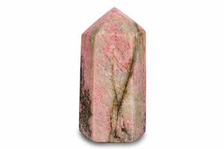 Polished, Hot Pink Rhodonite Tower - Madagascar #245466