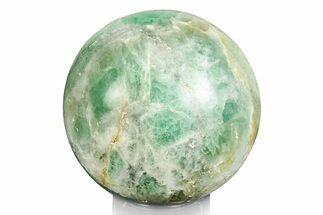 Polished Green Fluorite Sphere - Madagascar #246106