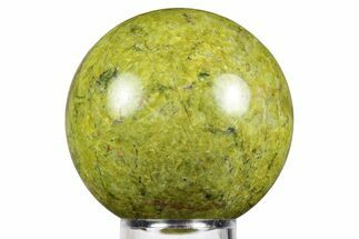 Polished Green Opal Sphere - Madagascar #246425