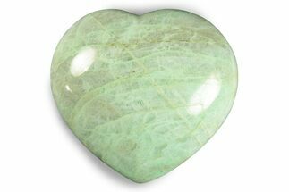 Polished Garnierite Heart - Madagascar #246681