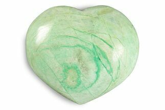 Polished Garnierite Heart - Madagascar #246715