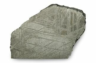 Etched Saint-Aubin Iron Meteorite Slice ( g) - France #247025