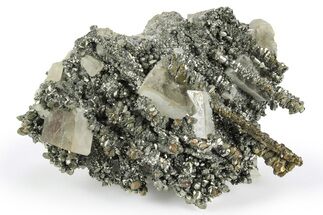 Glittering Marcasite Crystal Stalactites w/ Barite - Linwood Mine #246662