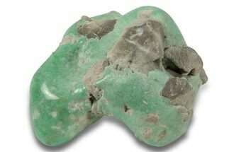 Polished Pastel Green Variscite Stone - Amatrice Hill, Utah #248380