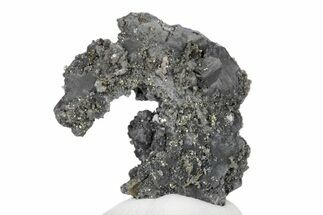 Metallic Bournonite Crystal with Pyrite - Bolivia #248464