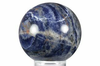 Deep Blue, Polished Sodalite Sphere #241720