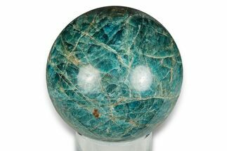 Bright Blue Apatite Sphere - Madagascar #249140