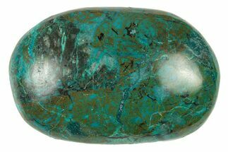 Polished Chrysocolla and Malachite Stone - Peru #250347