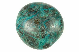 Polished Chrysocolla and Malachite Stone - Peru #250363