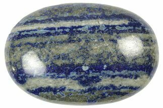 Polished Lapis Lazuli Palm Stone - Pakistan #250657