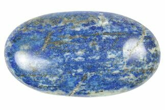 Polished Lapis Lazuli Palm Stone - Pakistan #250685