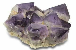 Deep Purple Amethyst Crystal Cluster With Huge Crystals #250741