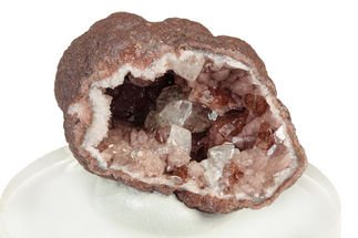 Sparkly Pink Amethyst Geode Section - Argentina #250599