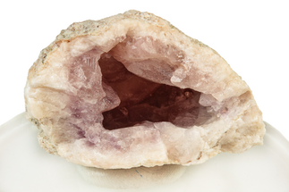 Pale Pink Amethyst Geode Section - Argentina #250610