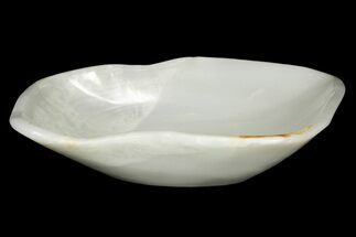 Polished Onyx (Aragonite) Decorative Bowl - Morocco #251137