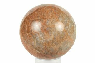 Polished Peach Moonstone Sphere - Madagascar #252016
