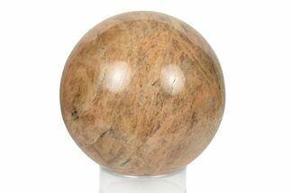 Polished Peach Moonstone Sphere - Madagascar #252024