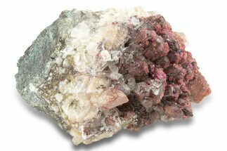 Roselite Crystals on Calcite - Morocco #251997