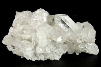 Clear Quartz Crystal Cluster - Brazil #253296
