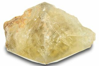 Golden, Twinned Calcite Crystal - Morocco #253413