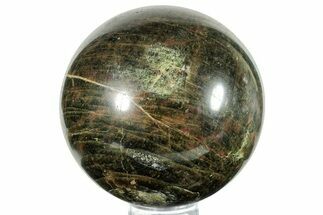 Polished Green Apatite Sphere - Madagascar #253321