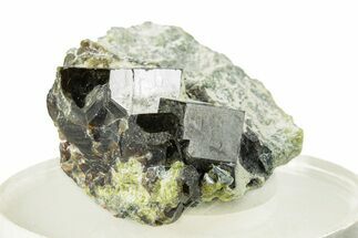 Gemmy Andradite Garnets and Diopside - Afghanistan #255759