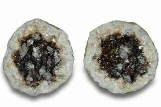 Keokuk Geode with Calcite Crystals - Missouri #255947