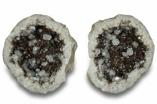 Keokuk Geode with Calcite Crystals - Missouri #255974