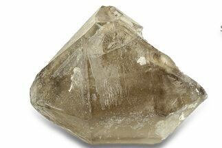 Double-Terminated, Lustrous Smoky Quartz Crystal - Brazil #256443