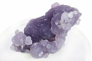 Purple, Sparkly Botryoidal Grape Agate - Indonesia #256463