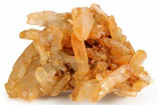 Tangerine Quartz Crystal Cluster - Brazil #257132