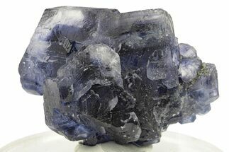 Purple Cube-Dodecahedron Fluorite Crystal - China #257589