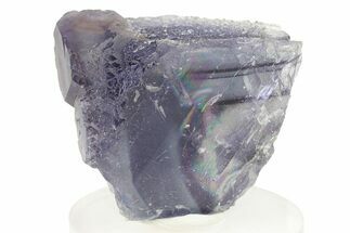Purple Cube-Dodecahedron Fluorite Crystal - China #257591