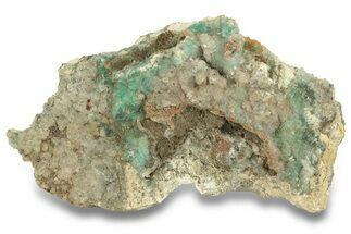 Blue-Green Aurichalcite Crystals with Calcite - Mexico #257335
