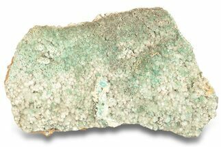 Fibrous Blue Aurichalcite Crystals with Calcite - Mexico #257346