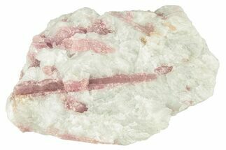 Pink Tourmaline (Rubellite) in Quartz - Brazil #257885