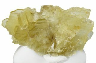Yellow Bladed Barite Crystal Cluster - Peru #258461