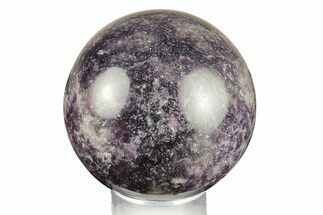 Deep Purple Lepidolite Sphere - Madagascar #258138