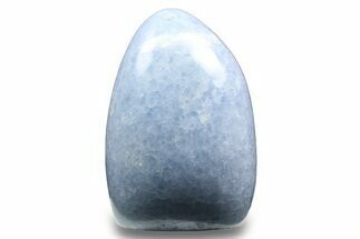 Polished, Free-Standing Blue Calcite - Madagascar #258664