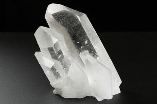 Clear Quartz Crystal Cluster - Brazil #259236