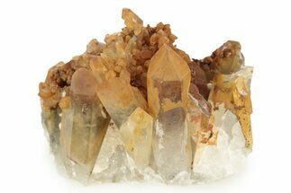 Tangerine Quartz Crystal Cluster - Brazil #259293