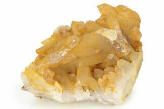 Tangerine Quartz Crystal Cluster - Brazil #259296