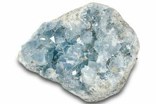 Gemmy Celestine (Celestite) Crystal Cluster - Madagascar #260389