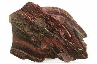 Polished Tiger Iron Stromatolite Slab - Billion Years #262002